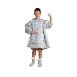 Dječije hoodie ćebe Svilanit Stars neon + Poklon čarape