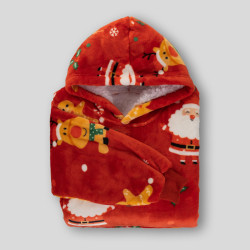 Dječije hoodie ćebe Svilanit XmassJoy + poklon čarape