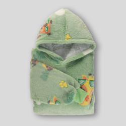 Dječije hoodie ćebe Svilanit JungleCool + poklon čarape