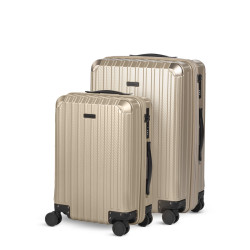 Set kabinskog i većeg putnog kofera Scandinavia Voyage Prestige – 40 + 60 L, bež