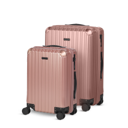 Set kabinskog i većeg putnog kofera Scandinavia Voyage Prestige – 40 + 60 L, roze