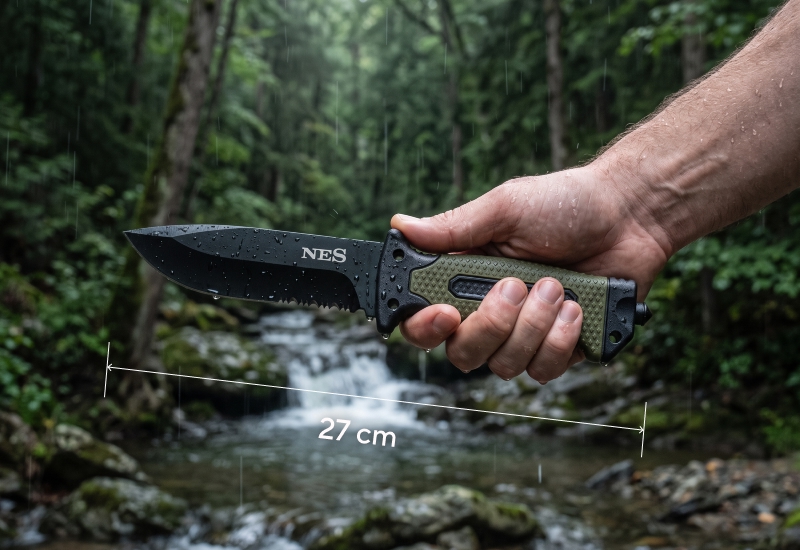 Ergonomska gumirana drška za bezbjedan hvat