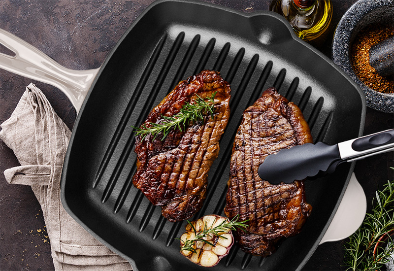 Grill tiganj ne smije nedostajati ni u jednoj kuhinji.