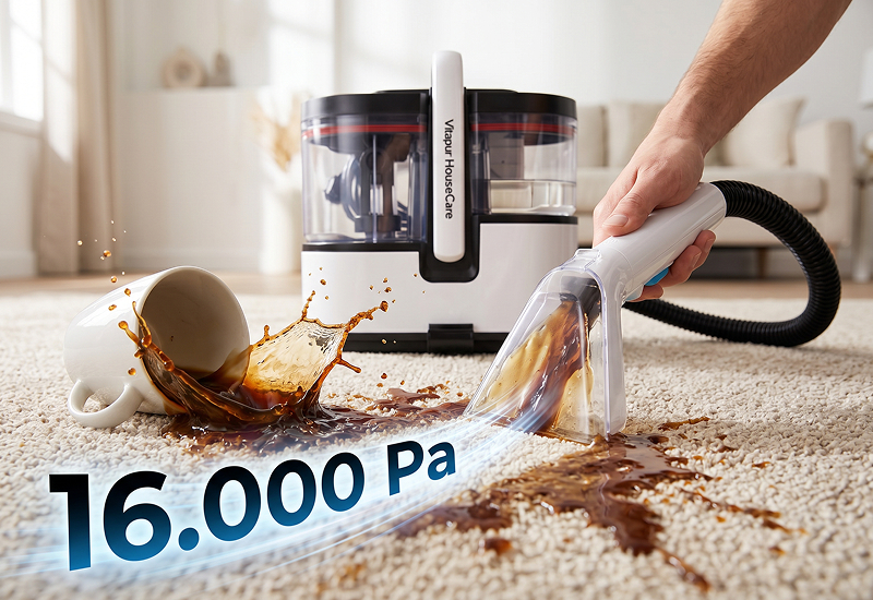 Izuzetna usisna snaga CleanBoost i sistem pare SteamForce