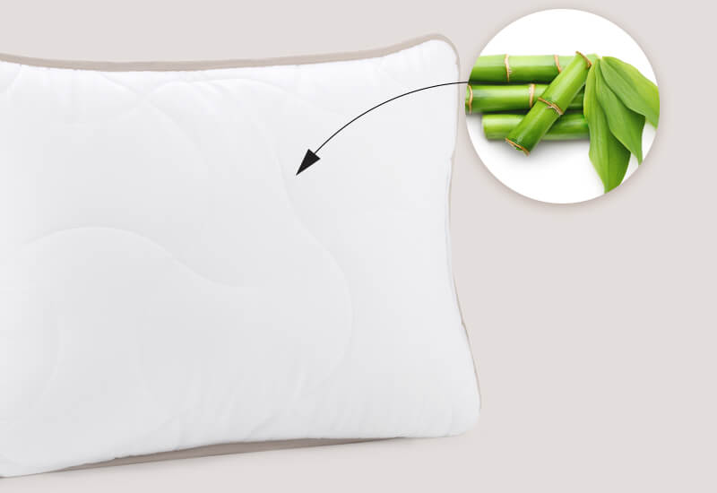 Navlaka jastuka sa bambusovim vlaknima za više svježine i čistiju okolinu za spavanje
